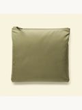 Bowryn The Pouch in Olive — premium nylon pouch with brass hardware